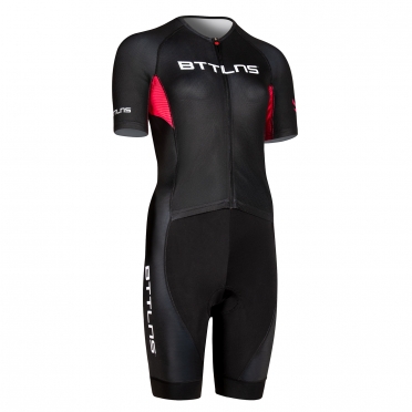 BTTLNS Chimera 1.0 basic trisuit short sleeve black/pink Goddesses 