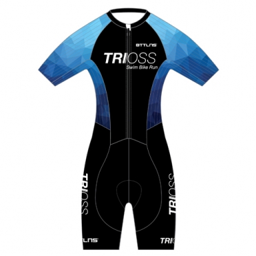 BTTLNS ''NAAM TAG'' Trisuit Aero Pro korte mouw dames Trioss 