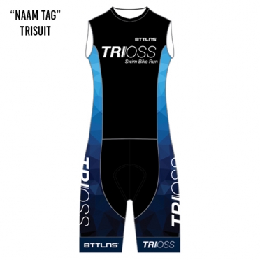 BTTLNS ''NAAM TAG'' Trisuit mouwloos dames Nemesis 2.0 Trioss 