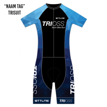 BTTLNS ''NAAM TAG'' Trisuit korte mouw dames Typhon 2.0 Trioss 