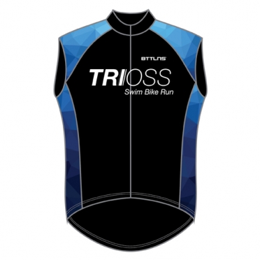 BTTLNS Bodyfit 2.0 windstopper fietsvest mouwloos heren Trioss 